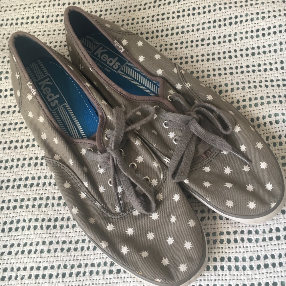Grey Keds with white stars
